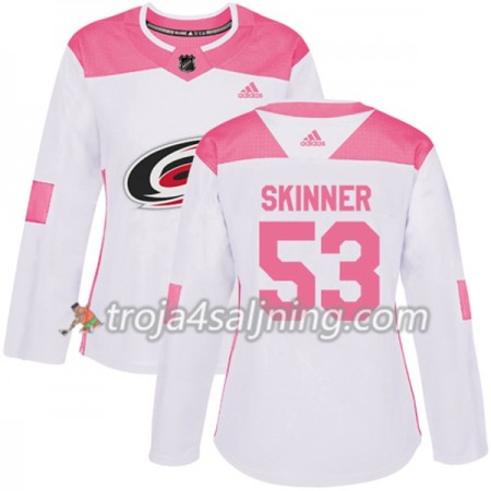 Carolina Hurricanes tröja Jeff Skinner 53 Vit 2017-2018 Adidas Rosa Fashion Authentic - Dame NHL Tröjor Carolina Hurricanes tröja Jeff Skinner 53 Vit 2017-2018 Adidas Rosa Fashion Authentic - Dame NHL Tröjor